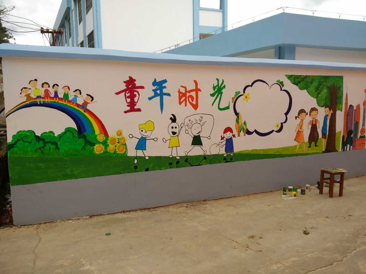 校園繪畫(huà)，室內(nèi)裝飾畫(huà)